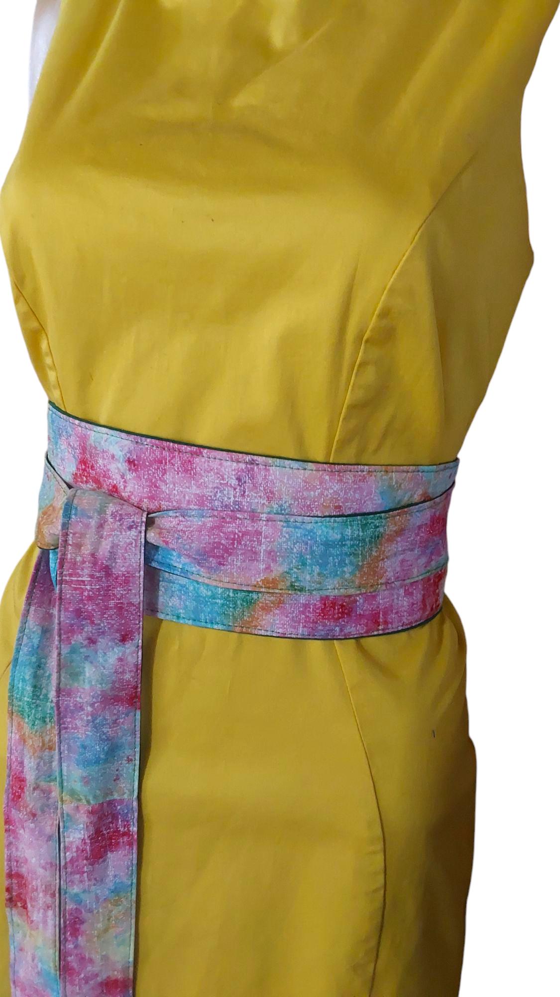 Handmade Obi Belt – Reversible Wrap Belt for Dresses & Tunics