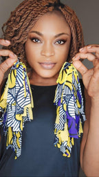 Handmade Ankara Tassel Earrings: African Print Bohemian Jewelry