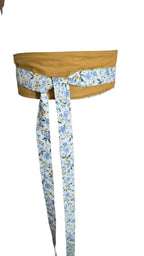 Floral Obi Belt – Handmade Waist Cincher, Wrap Sash, Boho Fashion Accessory