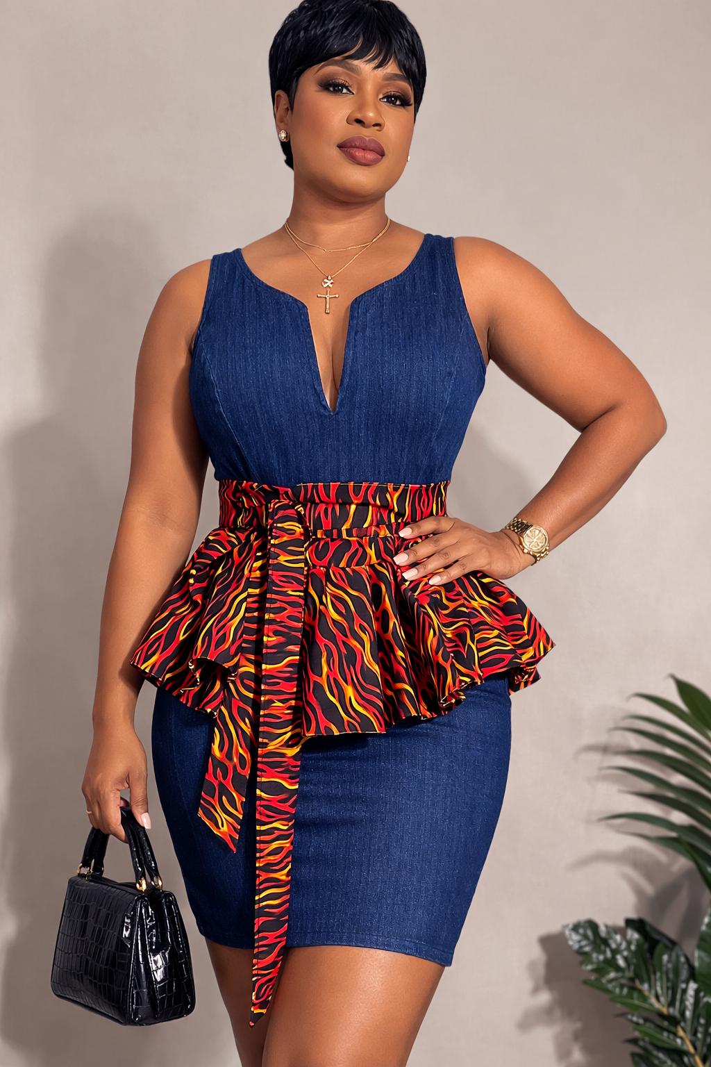 Handmade Peplum Wrap Belt for Women | African Print Waist Obi Statement Fashion