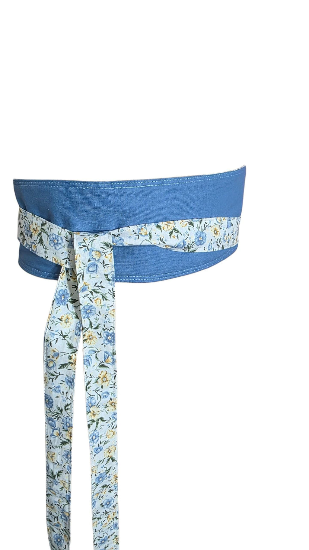Floral Obi Belt – Handmade Waist Cincher, Wrap Sash, Boho Fashion Accessory