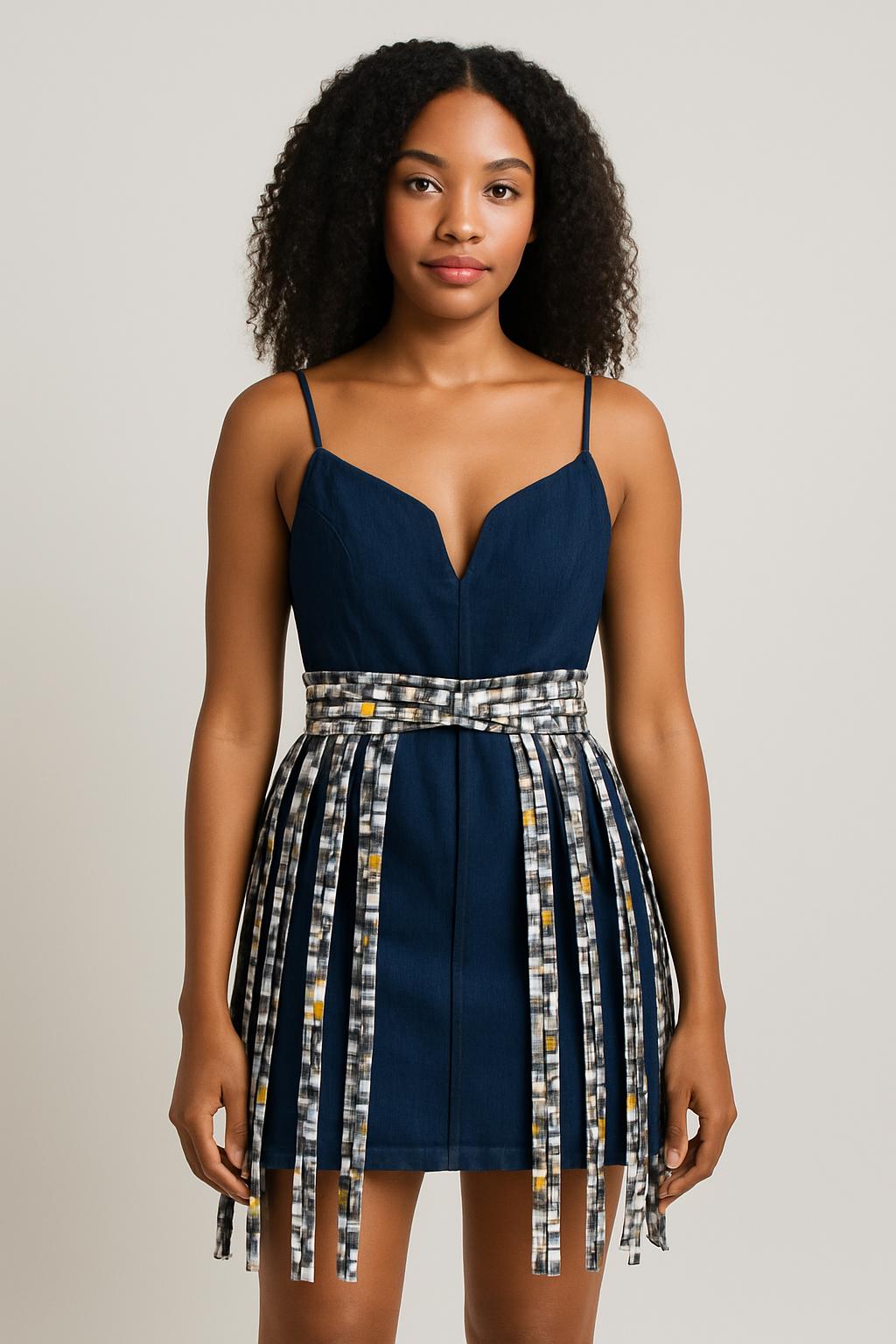 Floral Fringe Cotton Wrap Belt: Boho Chic Waist Sash