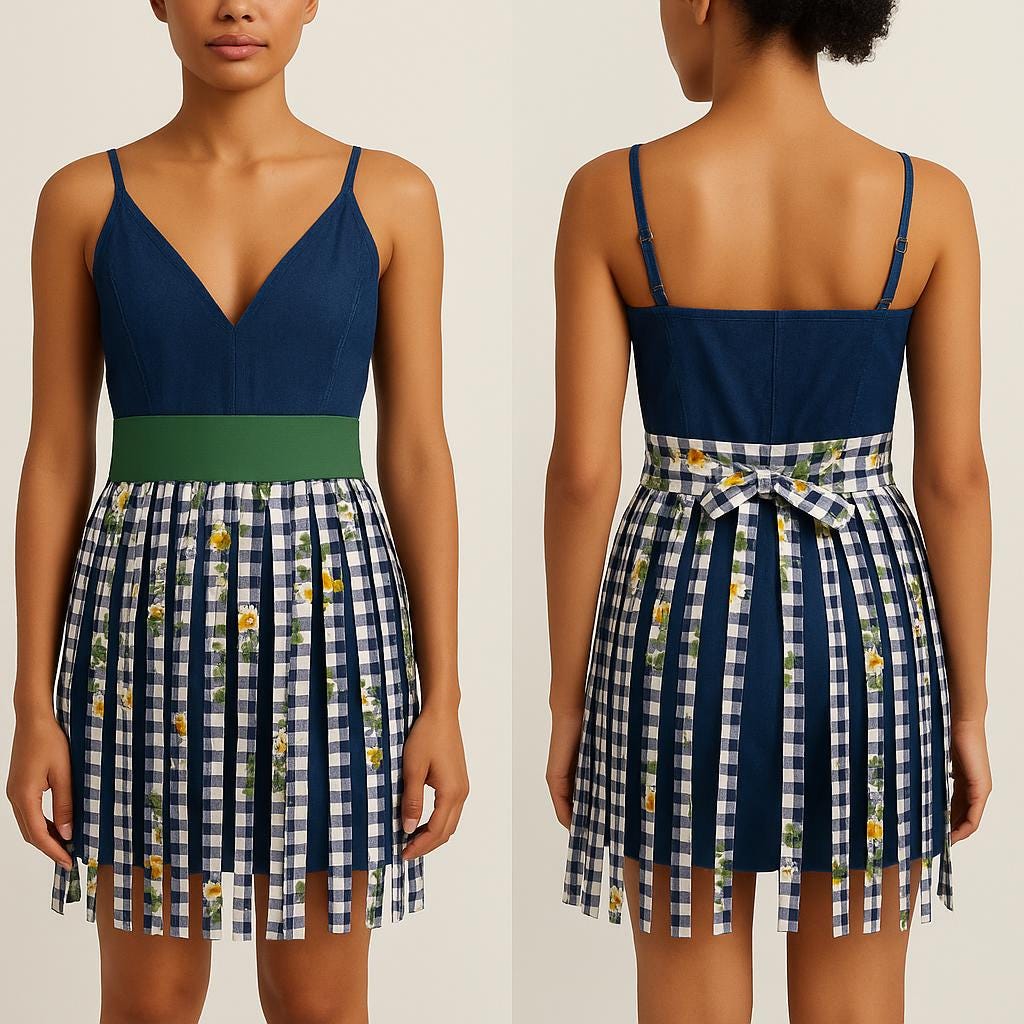 Floral Fringe Cotton Wrap Belt: Boho Chic Waist Sash