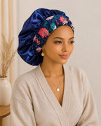 Handmade Cotton & Satin Hair Bonnet