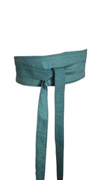 Floral Obi Belt – Handmade Waist Cincher, Wrap Sash, Boho Fashion Accessory