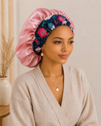 Handmade Cotton & Satin Hair Bonnet
