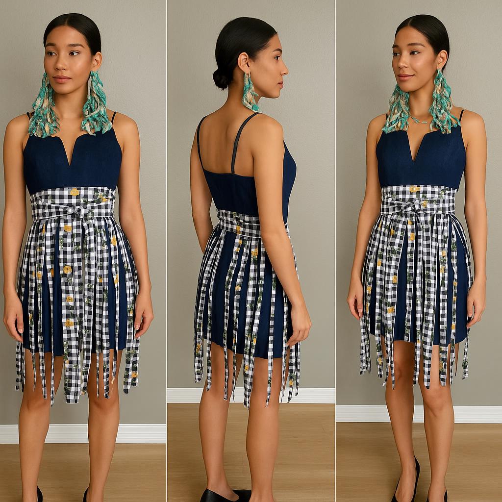 Floral Fringe Cotton Wrap Belt: Boho Chic Waist Sash