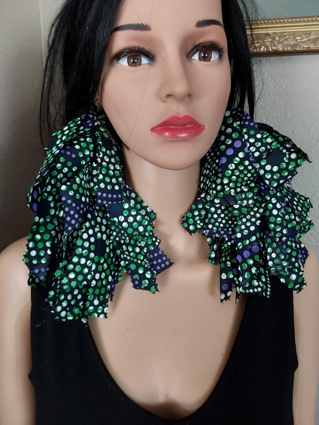 Handmade Ankara Tassel Earrings: African Print Bohemian Jewelry