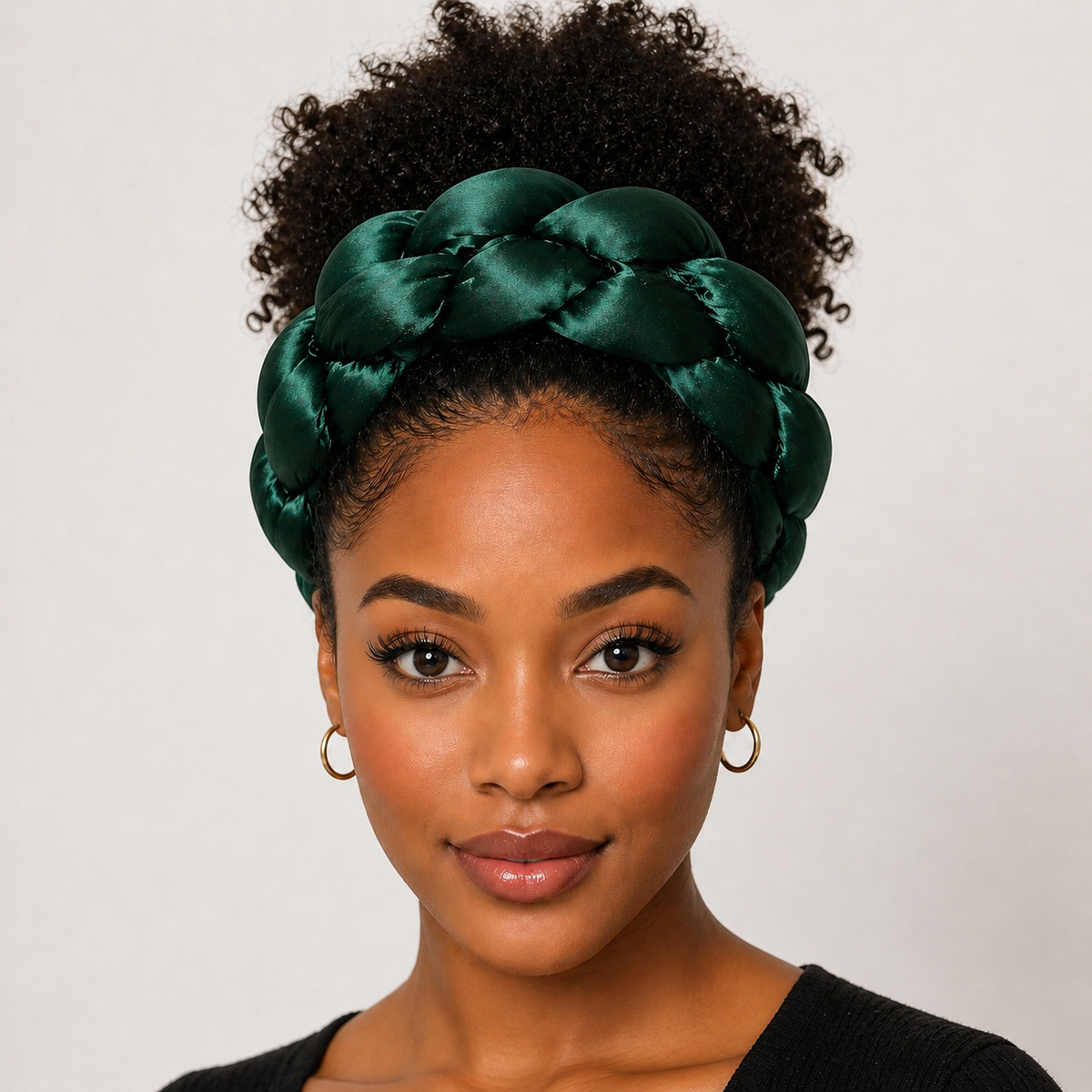 Handmade African kente choker Necklace with matching headband Mixed print fabric jewelry