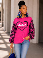 Grace Found Me – Handmade African Print Patchwork Christian T-Shirt