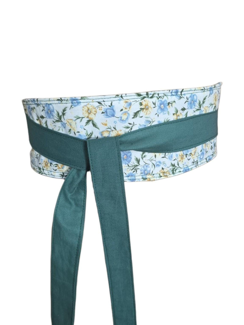 Floral Obi Belt – Handmade Waist Cincher, Wrap Sash, Boho Fashion Accessory