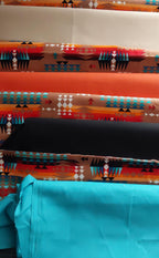 Handmade Reversible Obi Belt: Adjustable Cotton Waist Sash