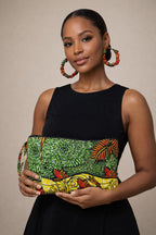 African Print Headwrap, Clutch & Earrings Set – Handmade Ankara Matching Set
