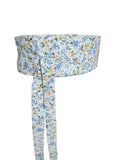 Floral Obi Belt – Handmade Waist Cincher, Wrap Sash, Boho Fashion Accessory