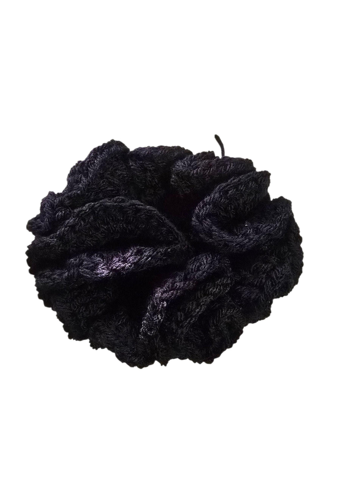 Handmade Crochet Scrunchie: Soft Yarn Hair Tie, Boho Accessory